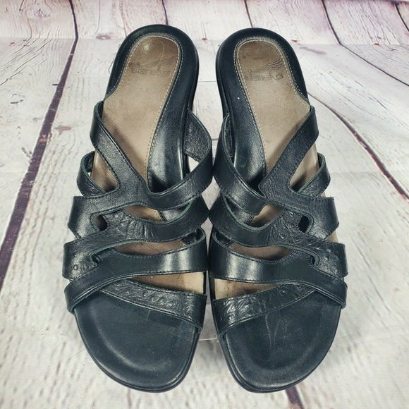 Dansko Women's Size 8.5 Leather Sandals Heels - Picture 6 of 8